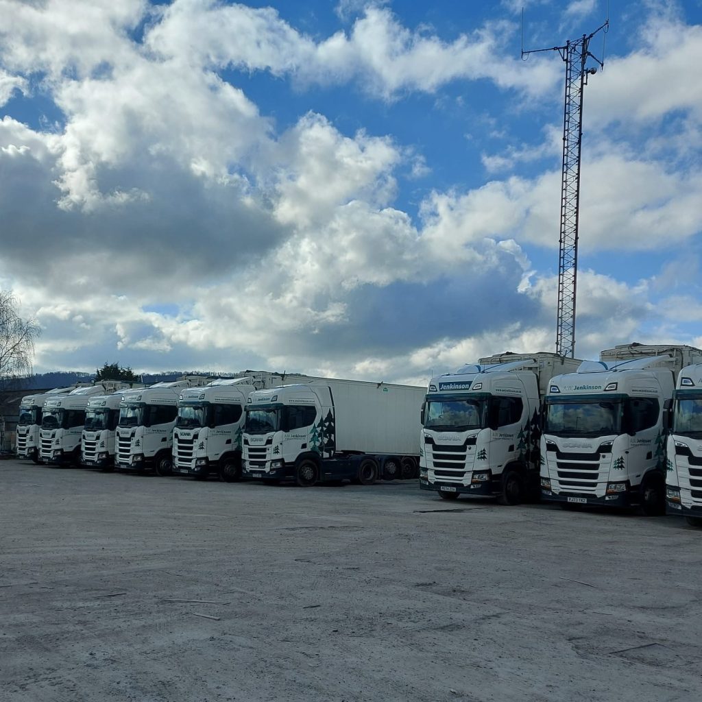 Parked Articulated Lorries
